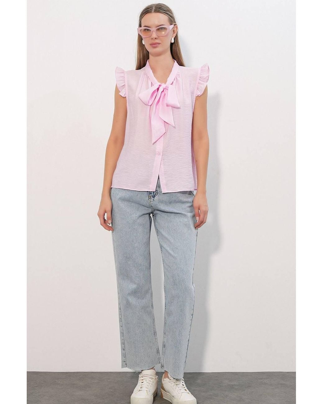 Bigdart Pink Viscose Nylon Shirt