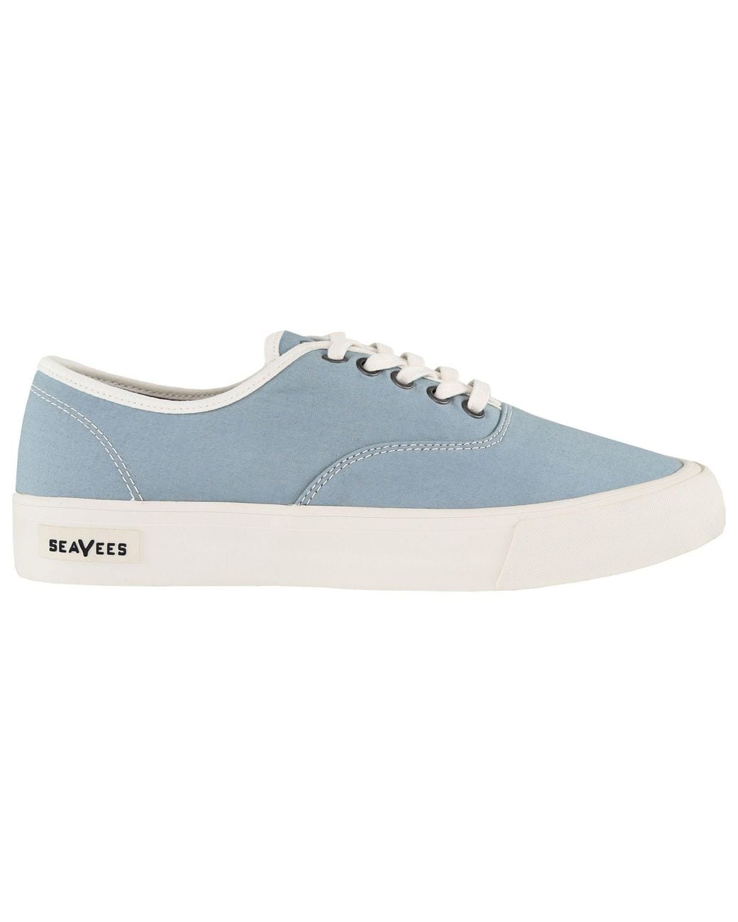 Seavees Blue Legend Lace-Up Synthetic Plimsolls for men