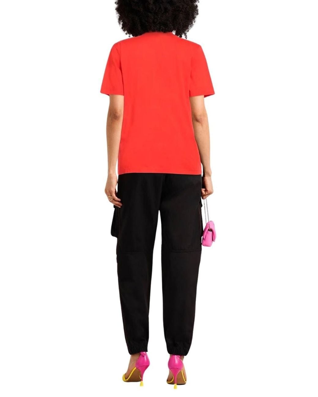 DSquared² Red Icon Short Sleeve Crew Regular Fit T-Shirt
