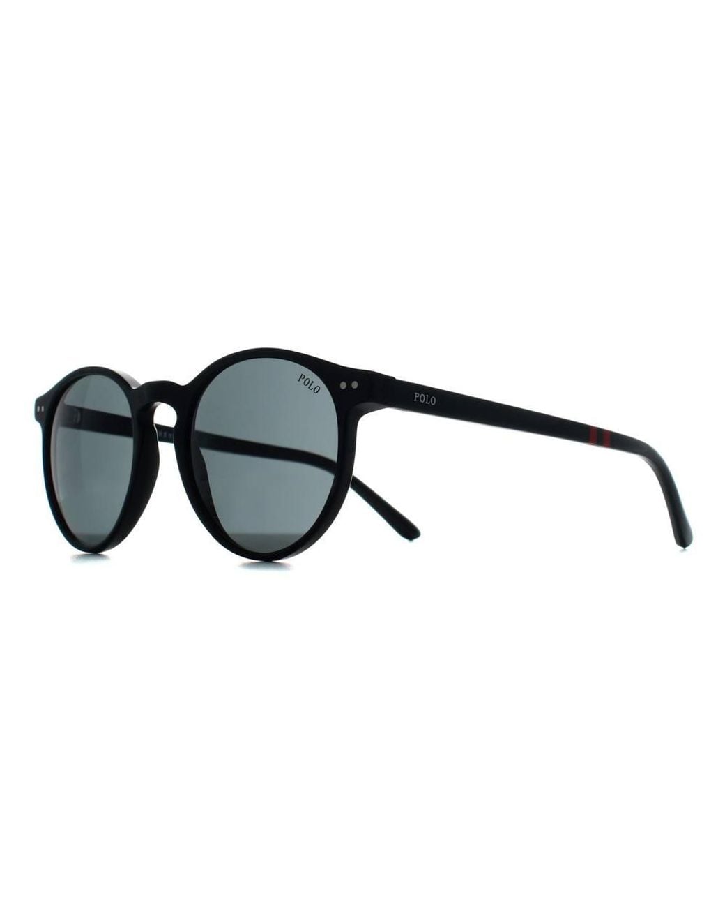 Polo Ralph Lauren Black Round Shiny Dark Ph4236 for men