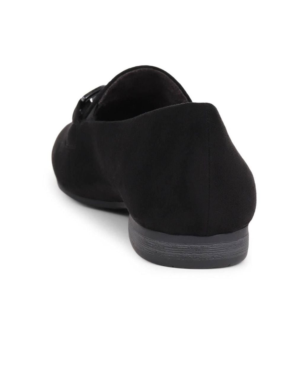 Pavers Black Smart Slip On Loafers