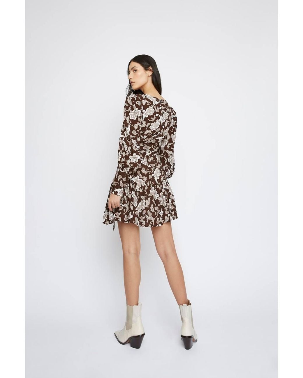 Shnoo White Drop-Waist-Dress