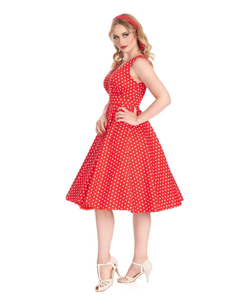 Banned Retro Red Summer Of Spots Dress
