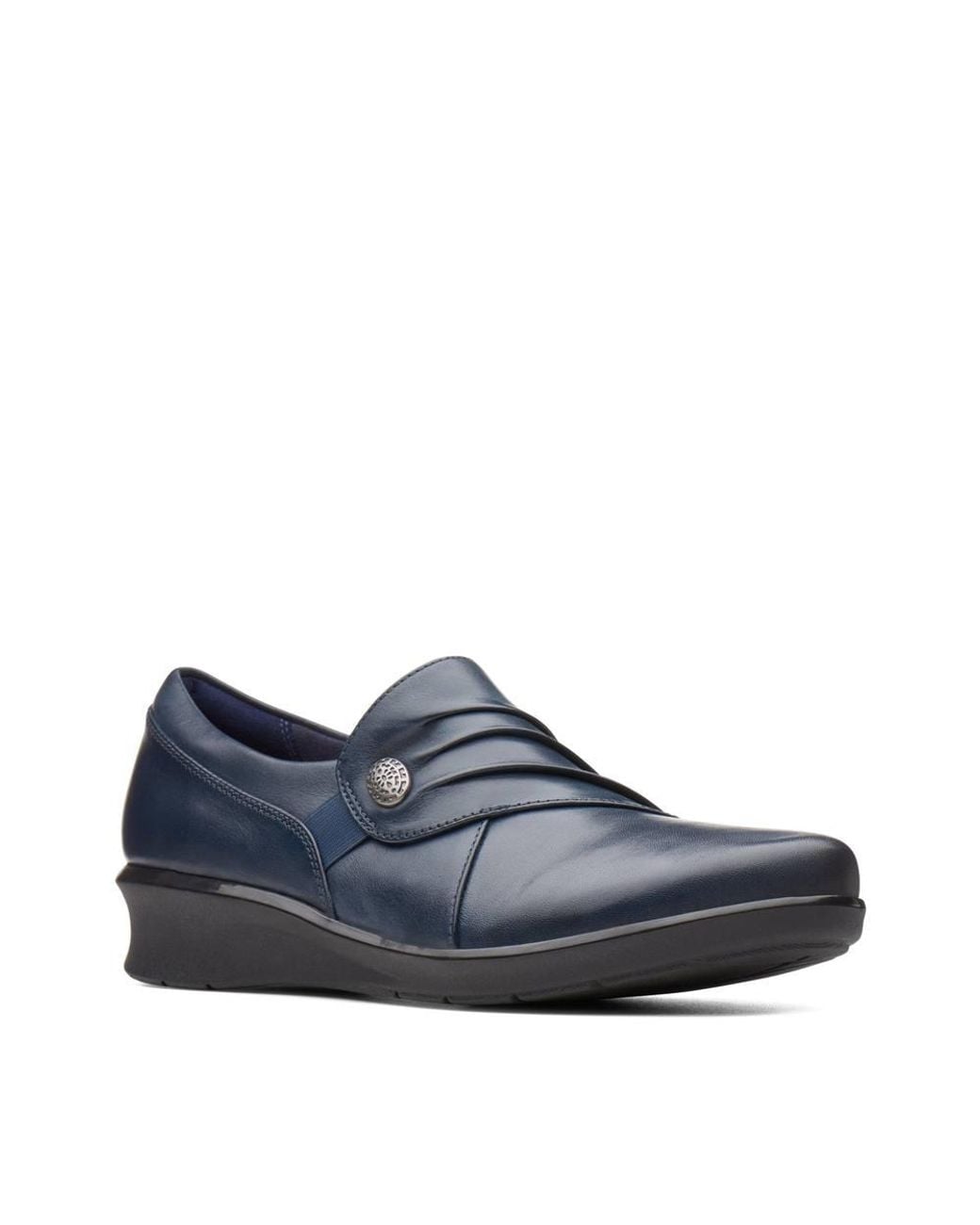Clarks Blue Hope Roxanne Slip Ons