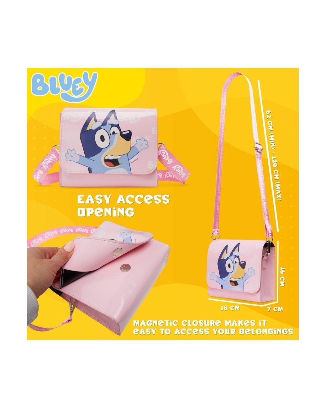 Bluey Pink Shoulder Bag