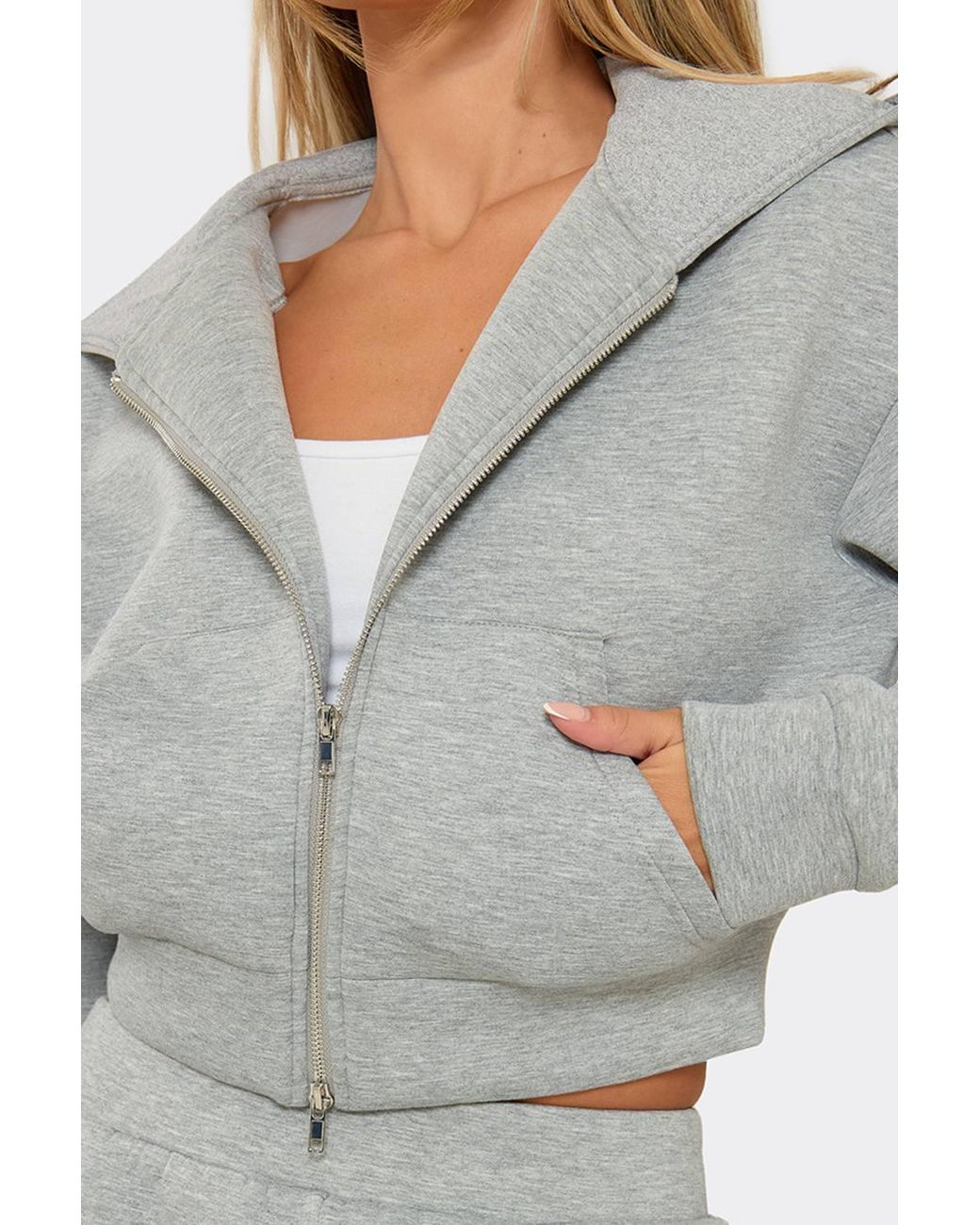 EGO Gray Long Sleeve Hoodie