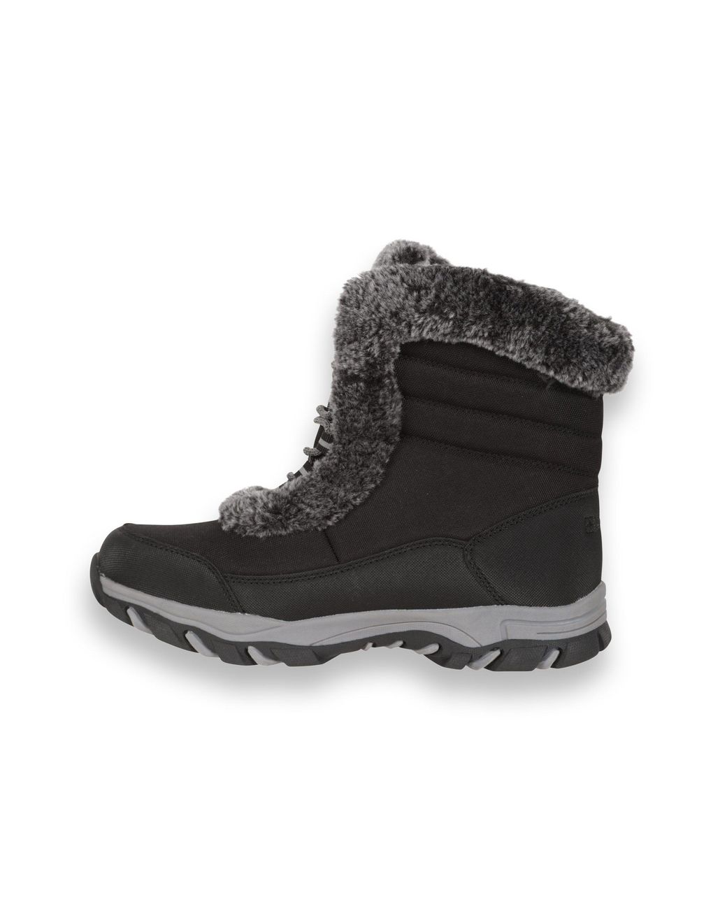 Mountain Warehouse Black 'Ohio' Short Thermal Snow Boots Warm Snow Proof Flexible Winter Shoes
