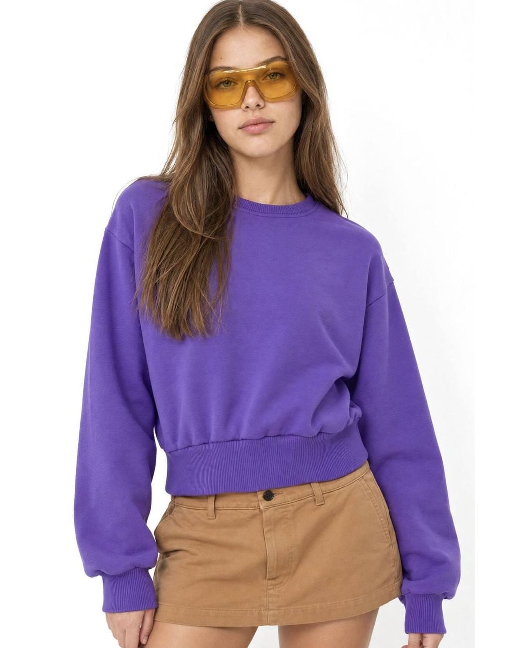 Busem Purple Cotton-Blend Sweatshirt