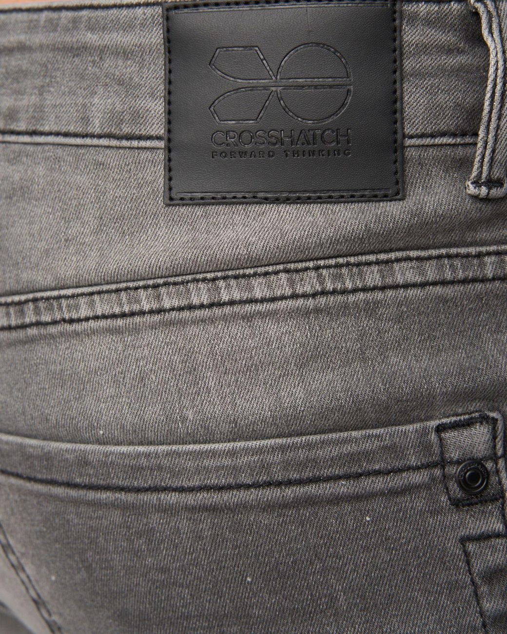 Crosshatch Gray Svelte Premium Slim-Fit Stretch Jeans for men