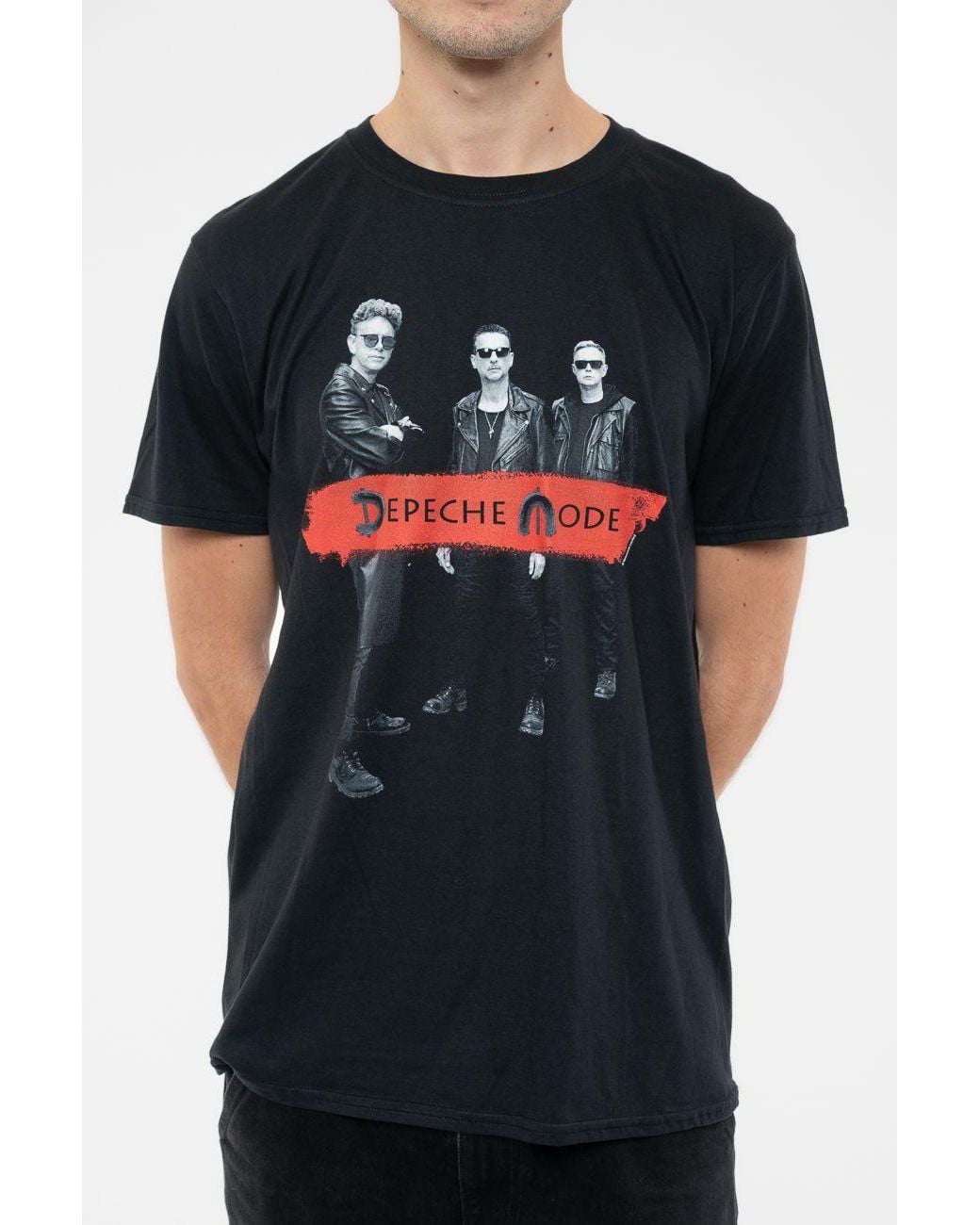 Depeche Mode Black Band Photo Global Spirit Tour T-Shirt
