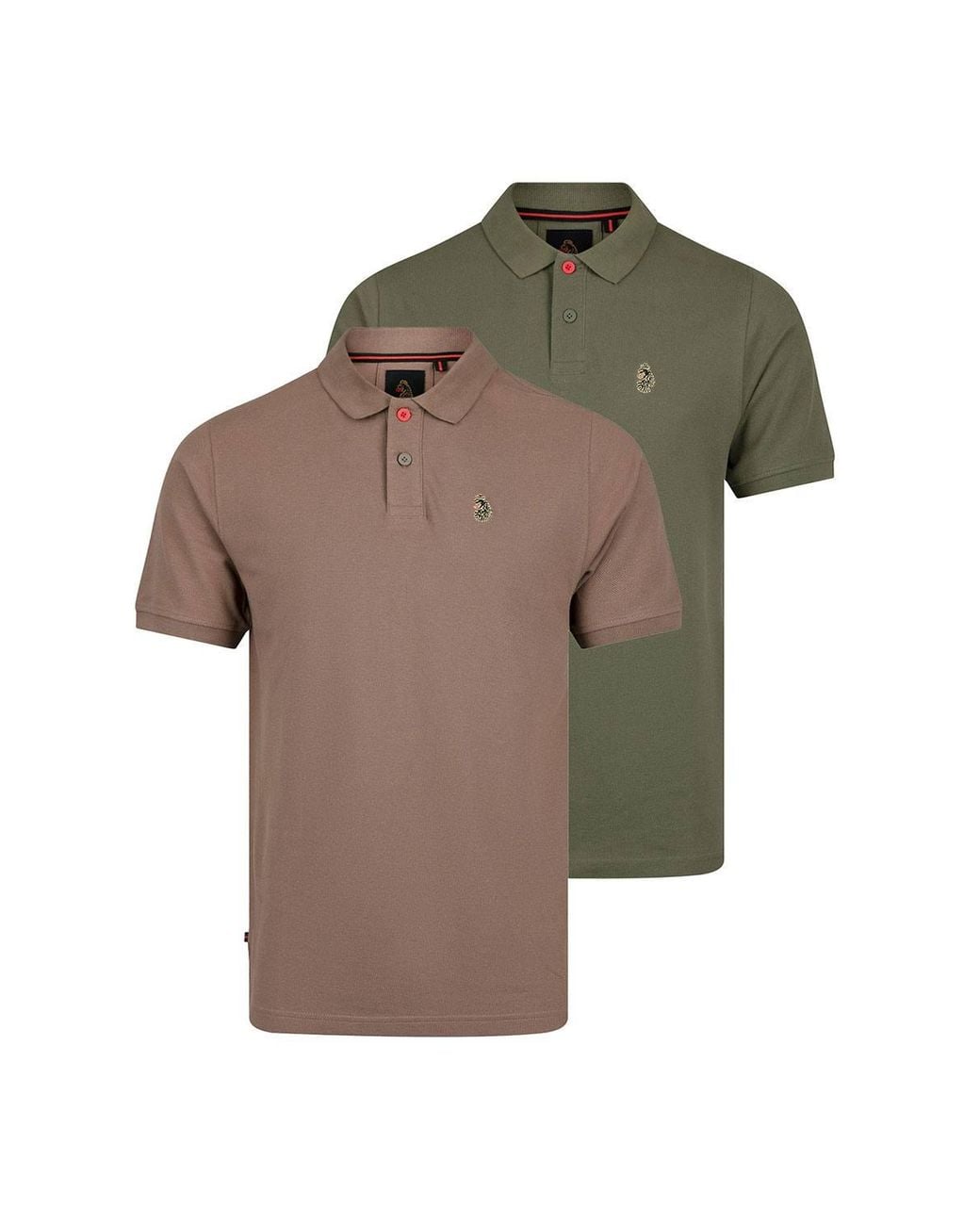 Luke 1977 Brown New Mead 2Pack Polo for men