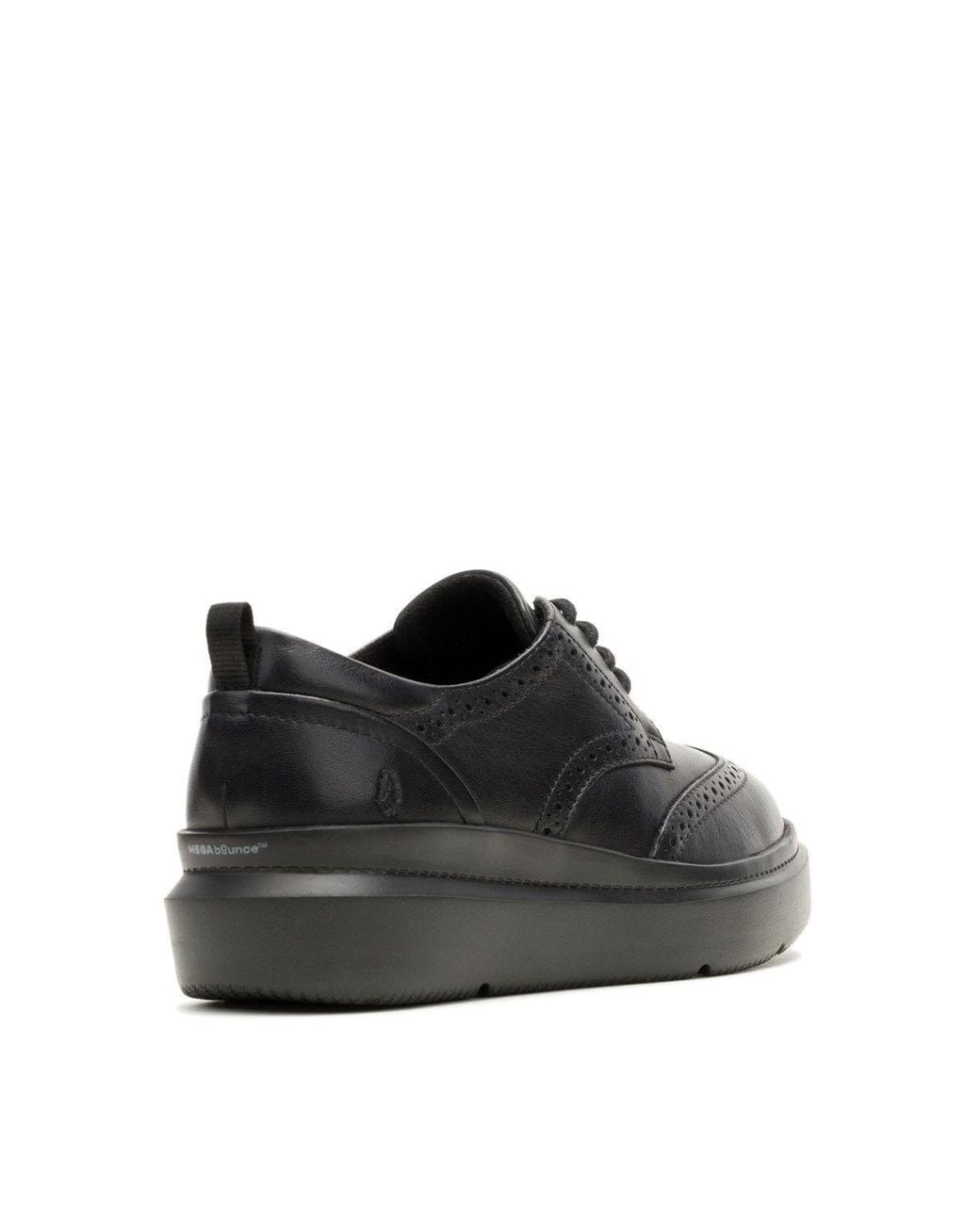 Hush Puppies Black Joy Wingtip Lace Up