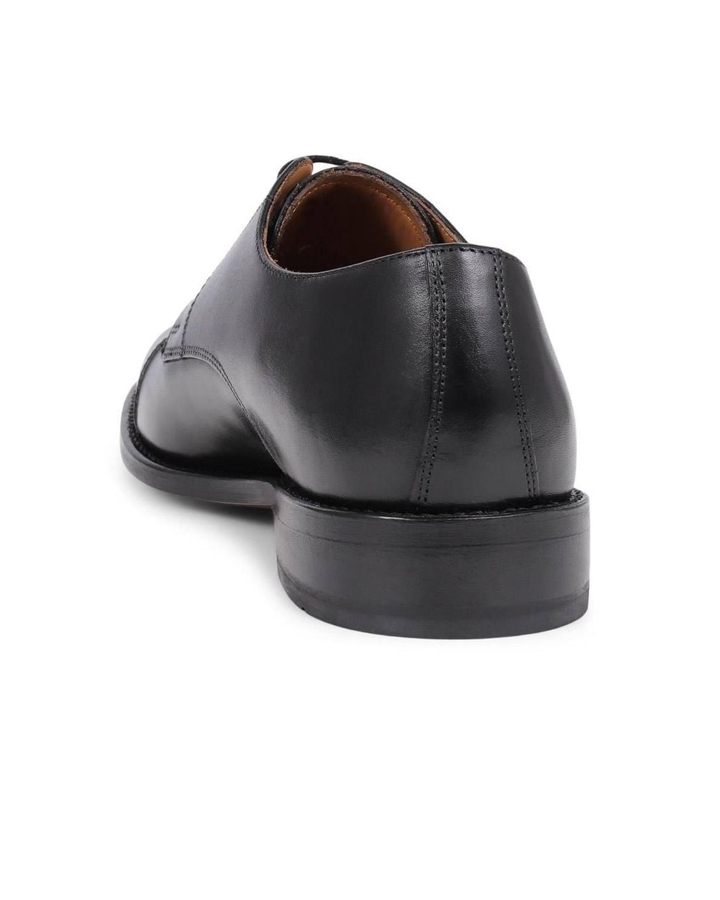Jones Bootmaker Black Bennett Goodyear Welted Leather Derby Shoes for men