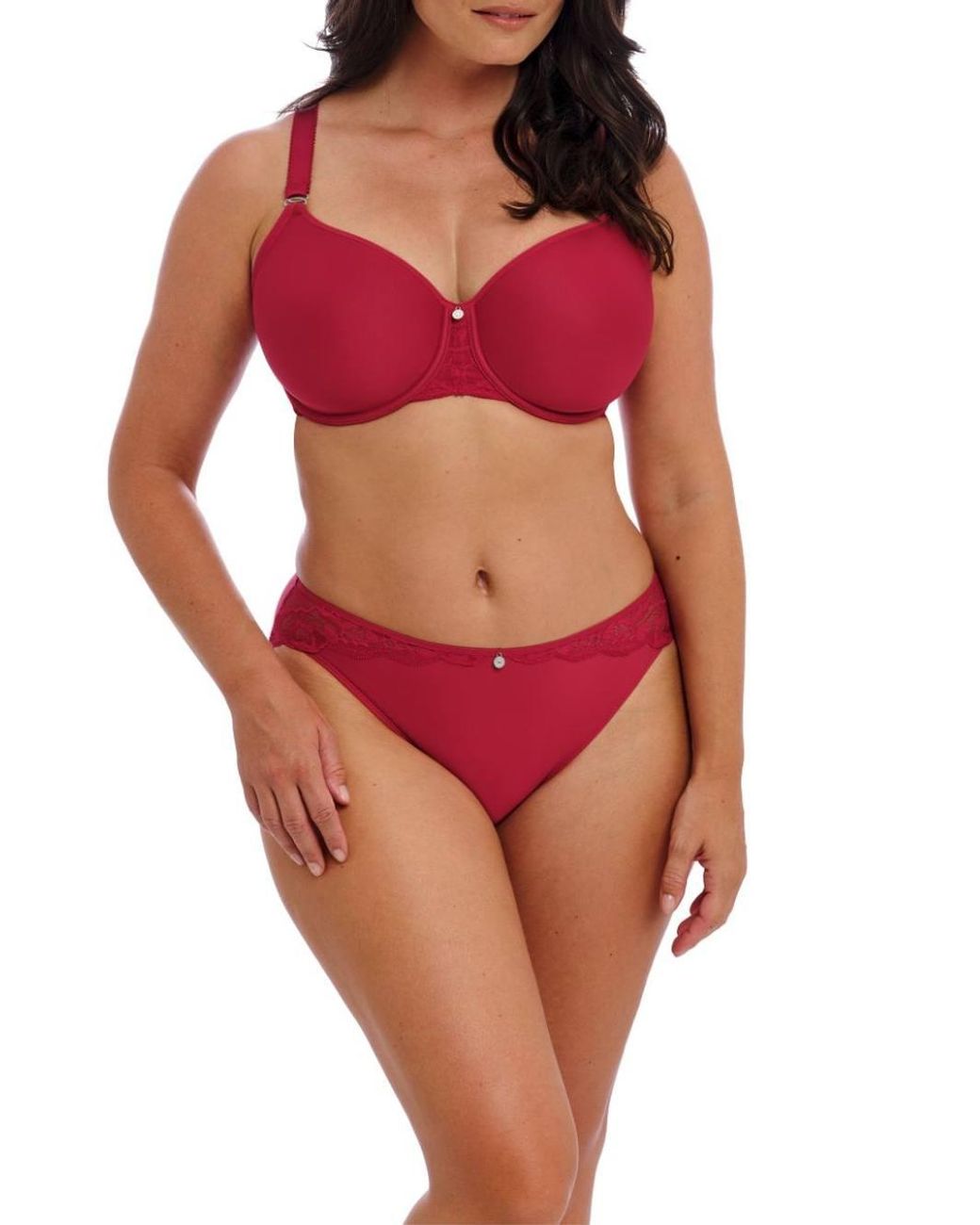 Fantasie Red Reflect Brief