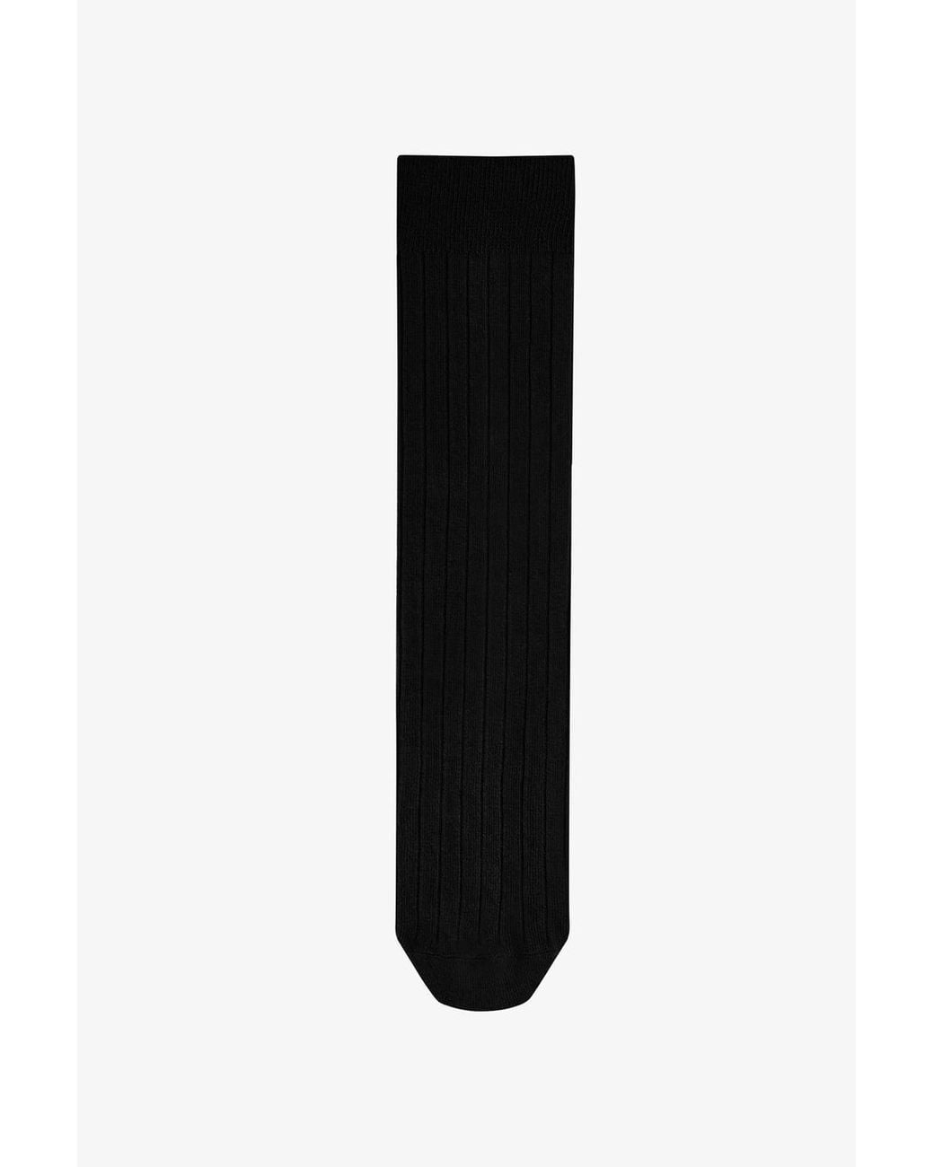 Penti Black Cool Ribbed Jacquard 2-Pack Crew Socks