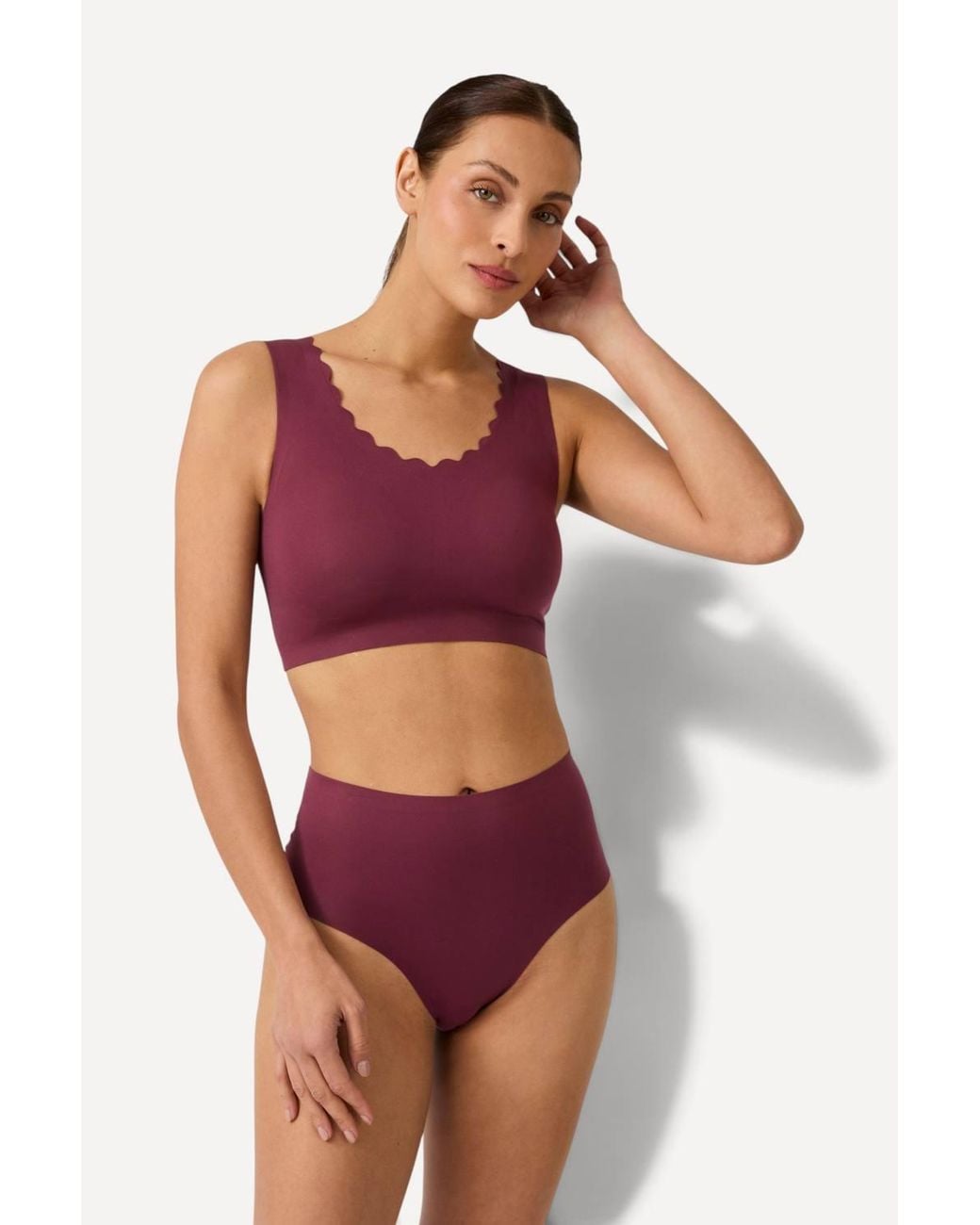 DAMART Purple Stretch Maxi Brief