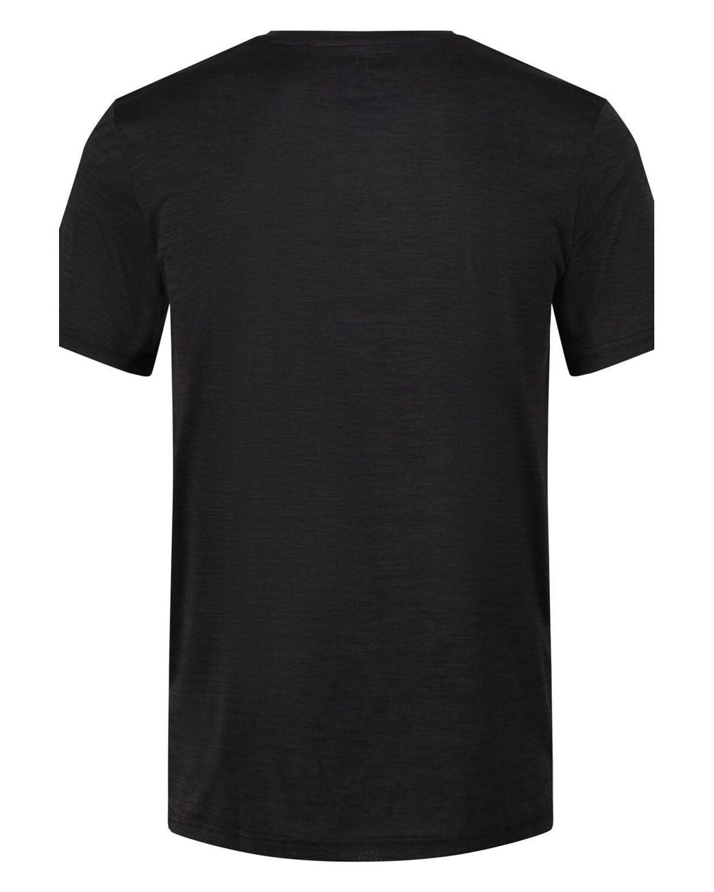 Regatta Black Fingal Edition Short Sleeved Marl T-Shirt for men