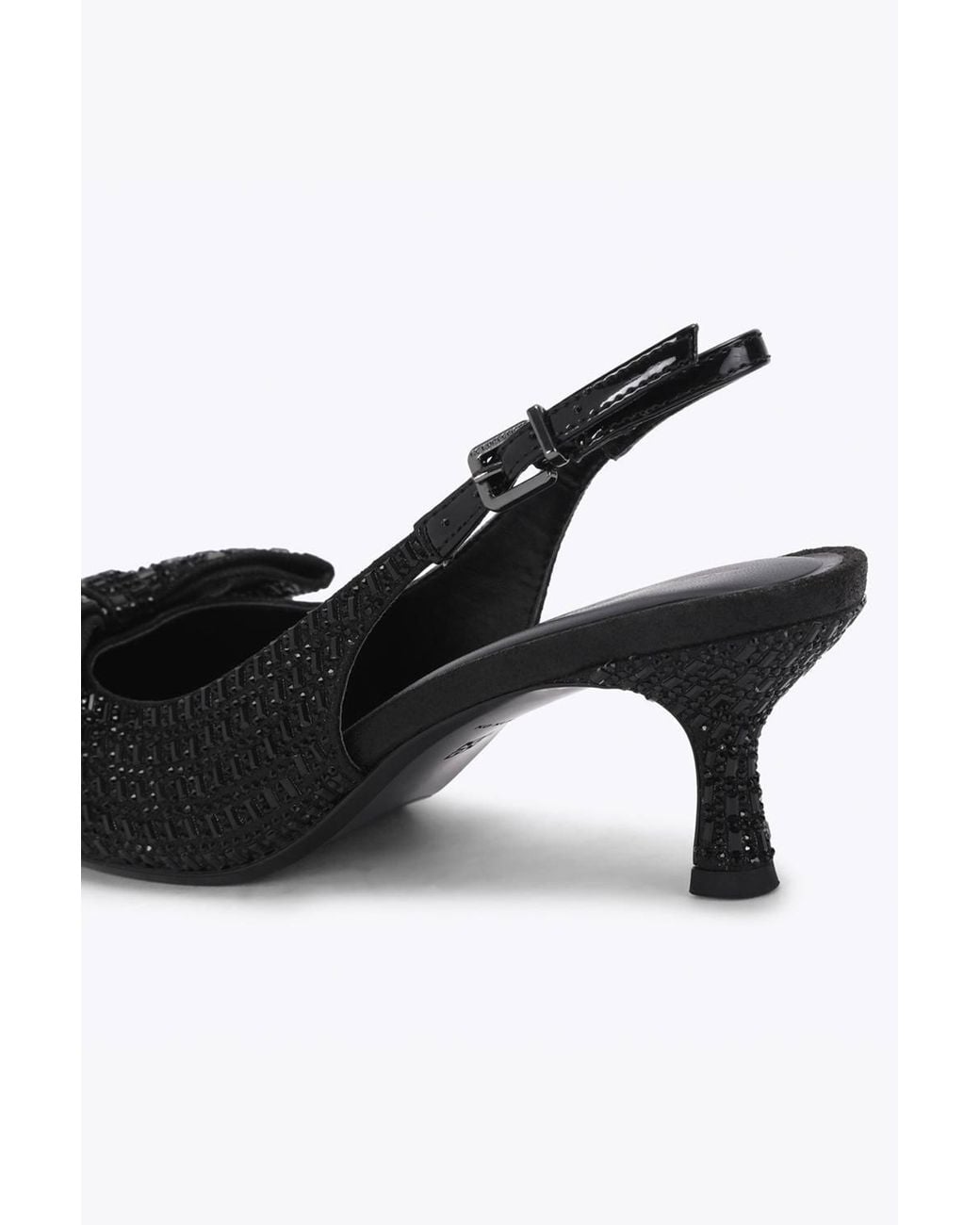 KG by Kurt Geiger Black 'Tilly Jewel Bow' Heels