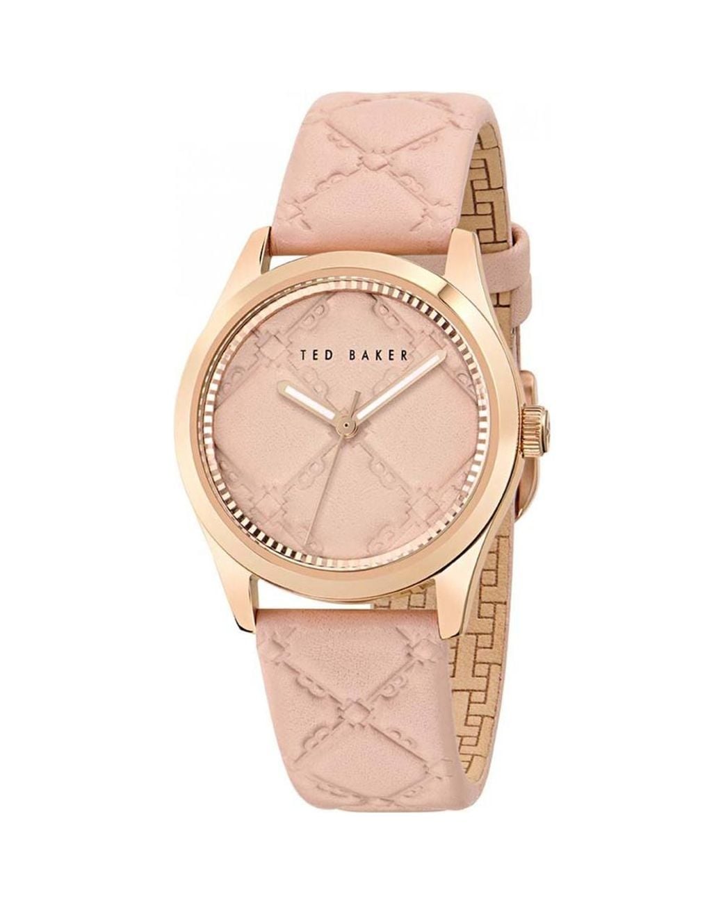 Ted Baker Pink Bkpcls504 Fashion 34Mm Quartz Watch