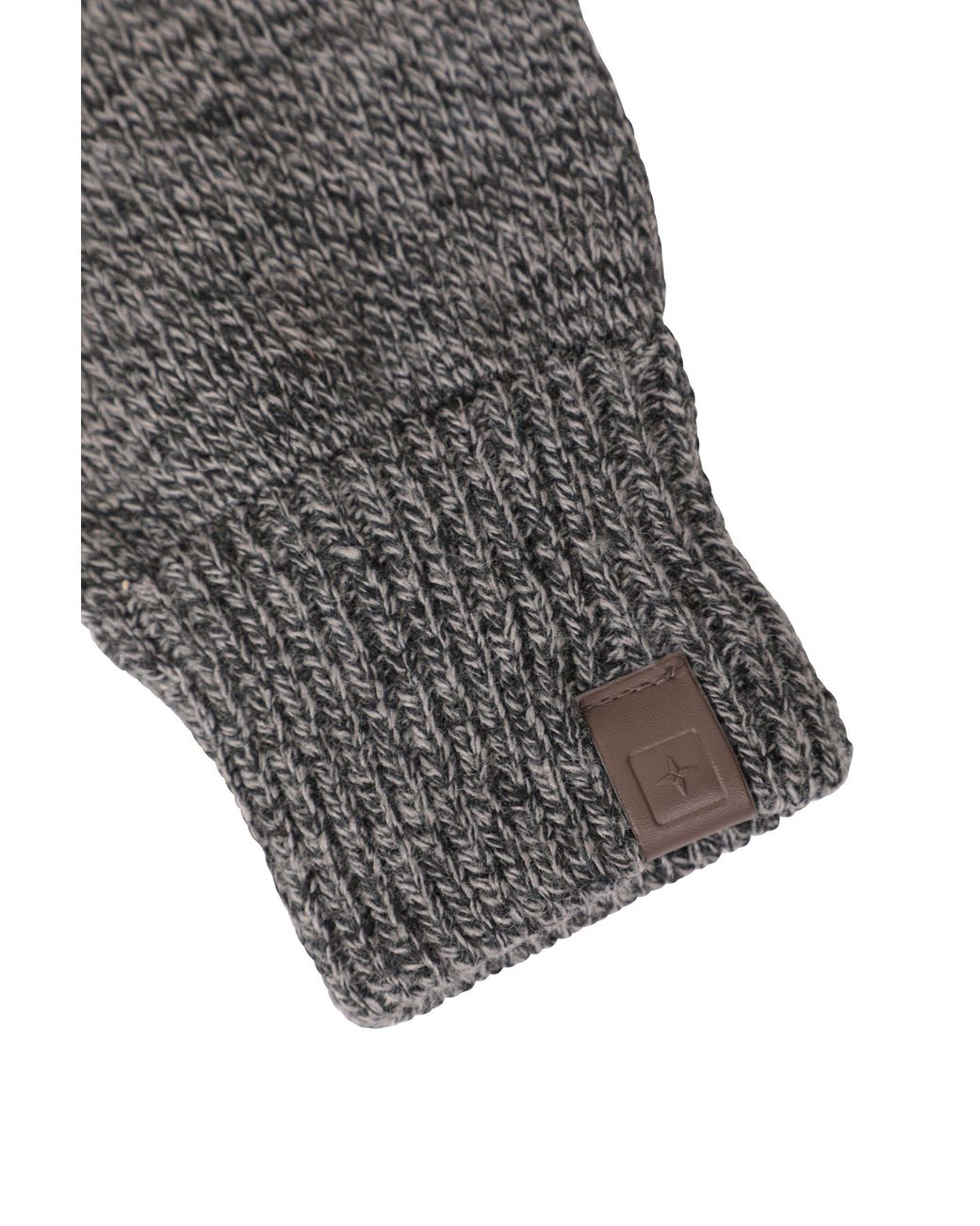 Mountain Warehouse Gray Compass Knitted Glove Everyday Winter Warm Gloves for men