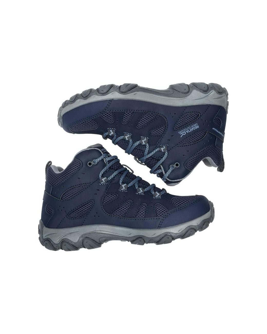 Regatta Blue Edgepoint Waterproof Breathable Mid Walking Boots