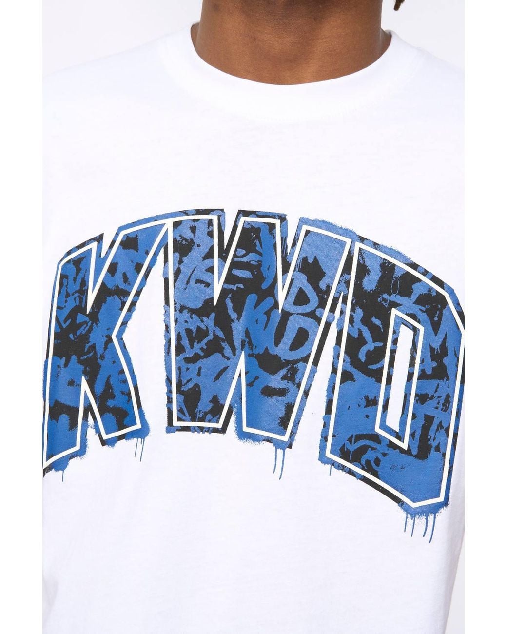 Kings Will Dream White Scribs 100% Cotton Regular Fit T-Shirt for men