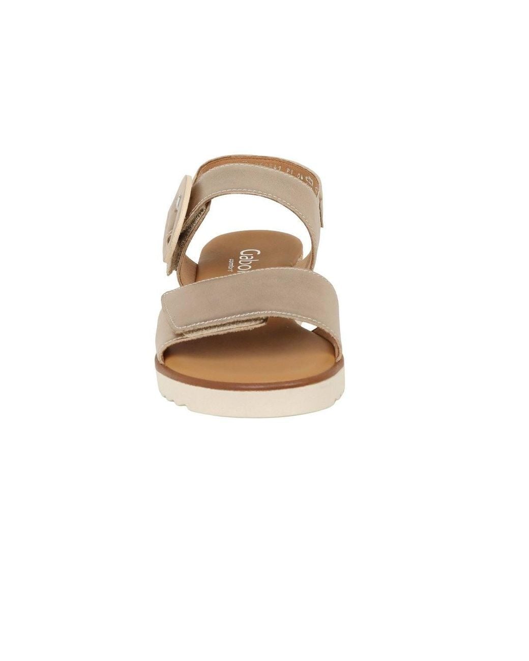 Gabor White 'Reeth' Low Wedge Sandals