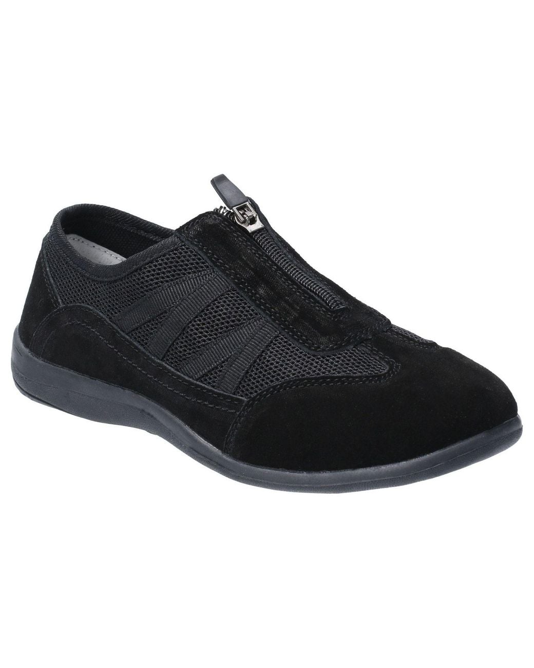 Fleet Foster Black Mombassa Comfort Shoe