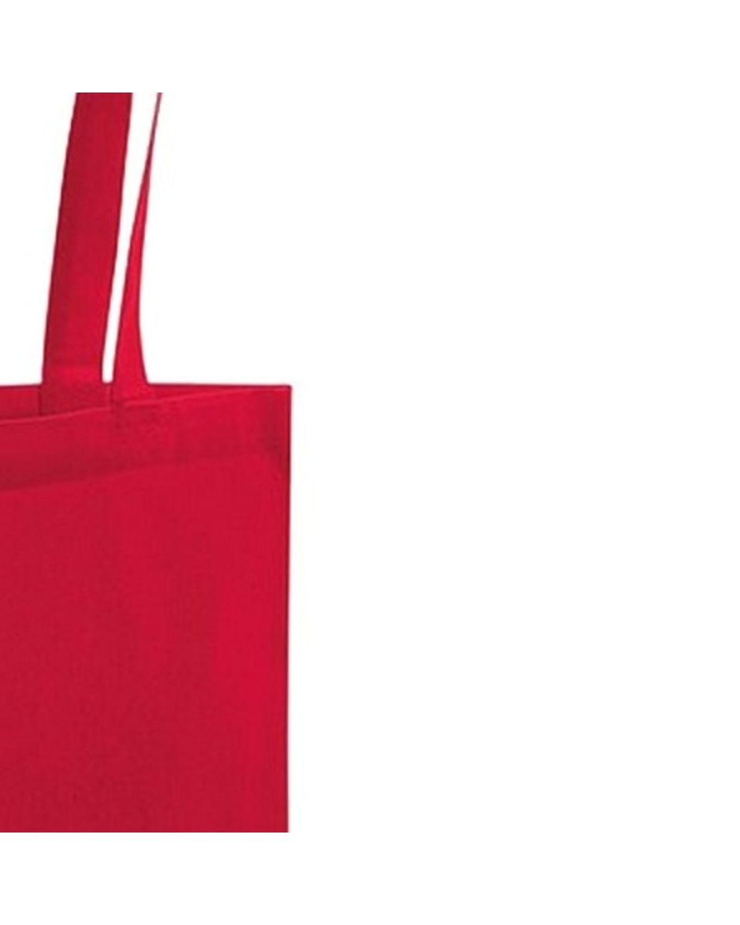 Westford Mill Red Premium Cotton Tote Bag