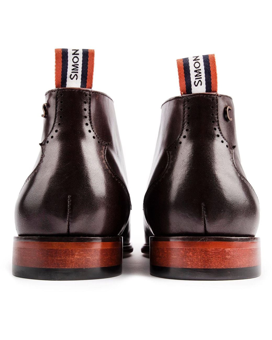 Simon Carter Brown Collie Chukka Boots for men
