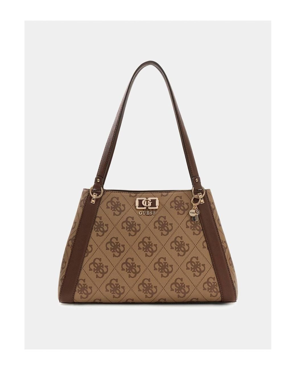Guess Brown Karnilla Logo Gfriend Carryall