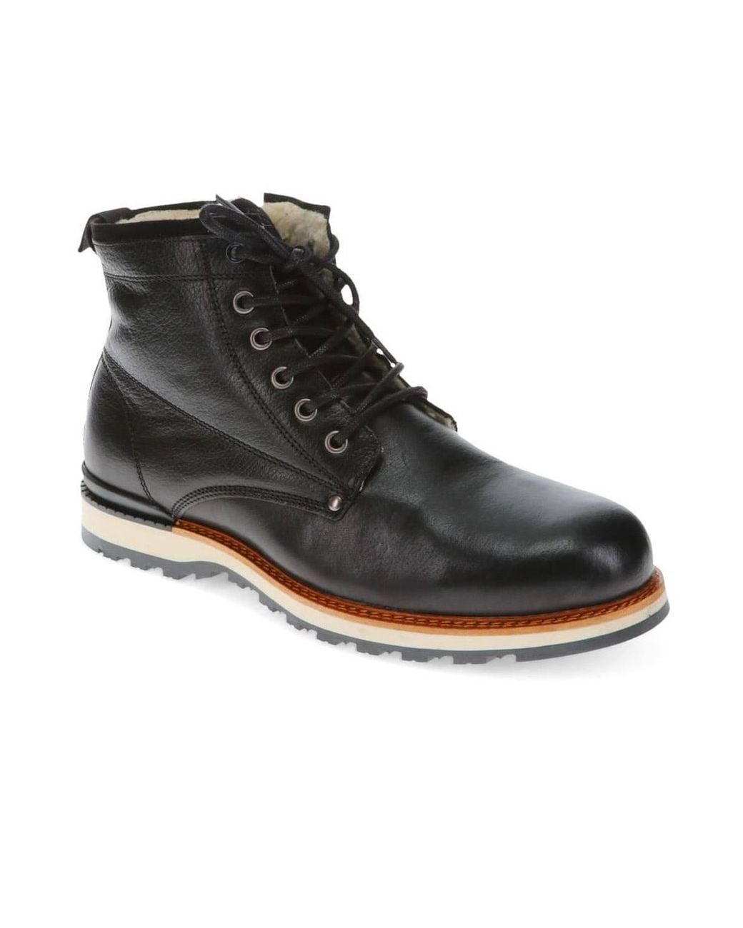 Jones Bootmaker Black Ealing Leather Ankle Boots for men