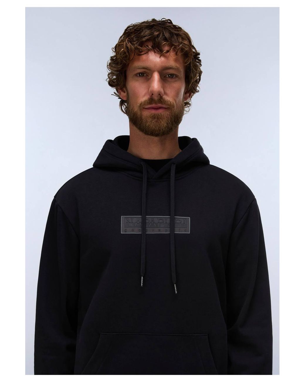 Napapijri Black Box Logo Hoodie for men