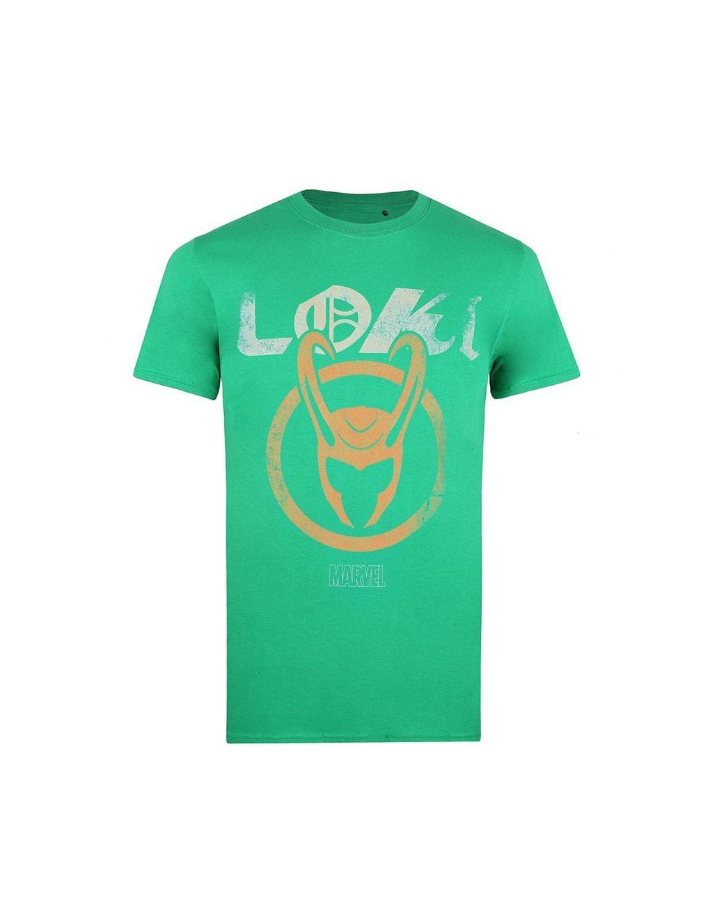 Marvel Green Loki Emblem Cotton T-Shirt for men