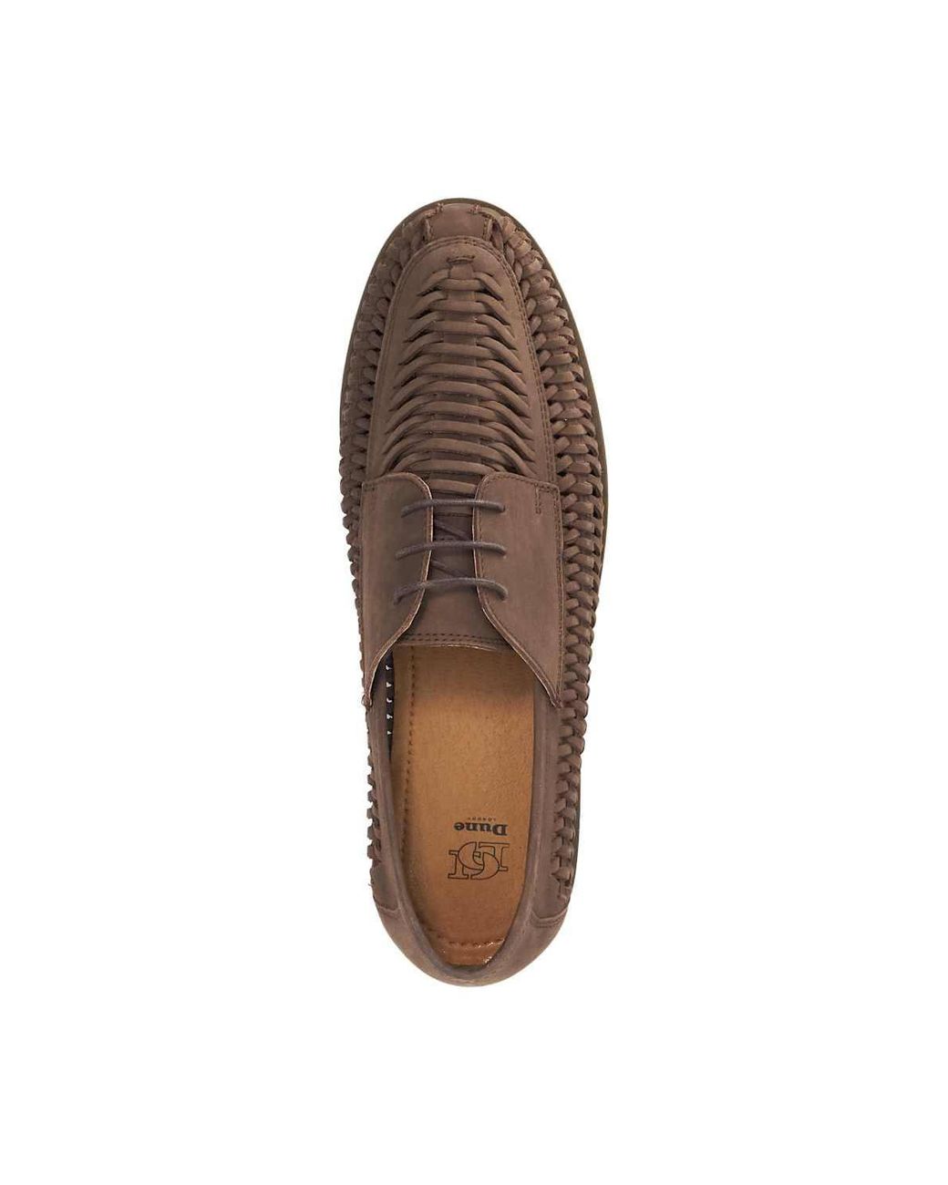 Dune Brown 'Brinkley' Slip-On Shoes for men
