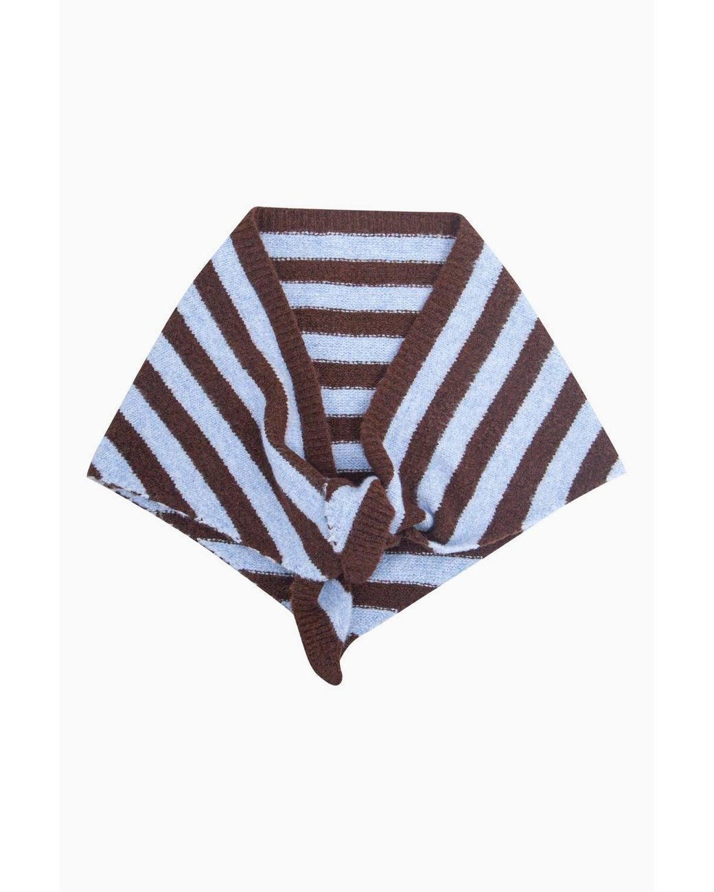 SARTA Natural Striped Triangle Heavyweight Scarf