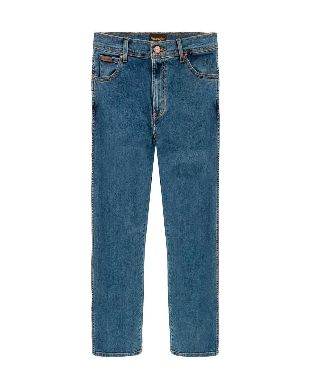 Wrangler Blue Texas Regular Fit Jeans Stonewash for men