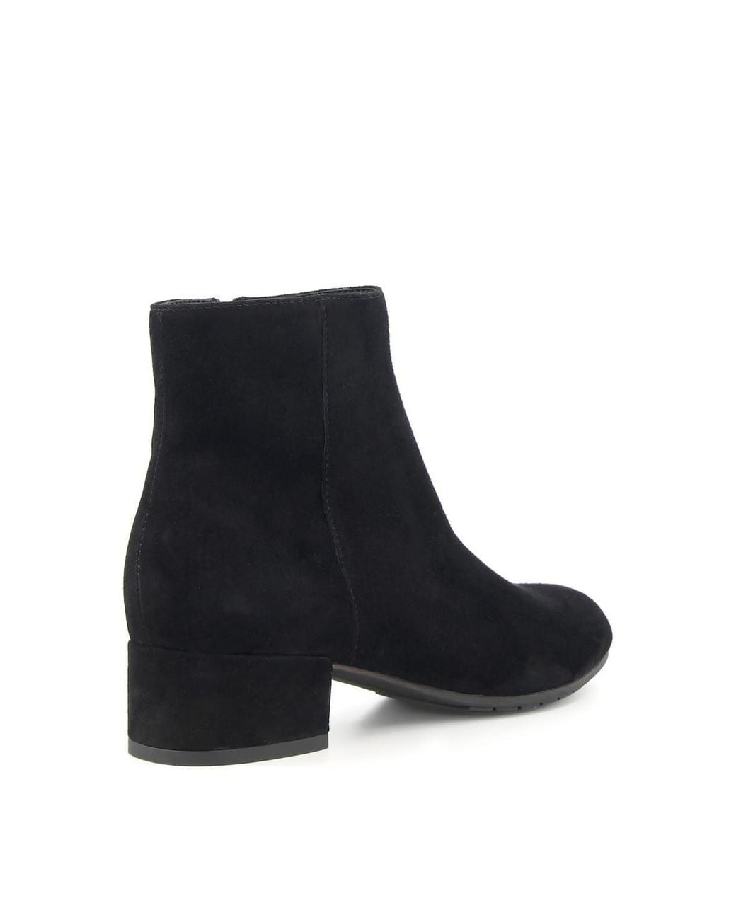 Dune Black Wide Fit 'Pippie' Suede Ankle Boots