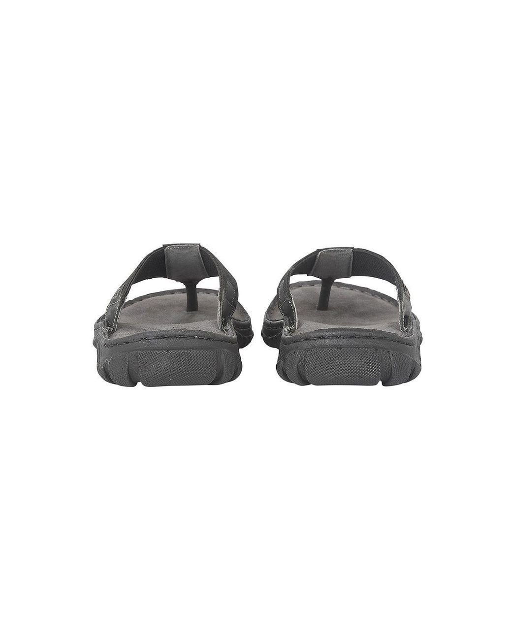 Lotus Gray 'Ainsley' Leather Toe-Post Sandals for men