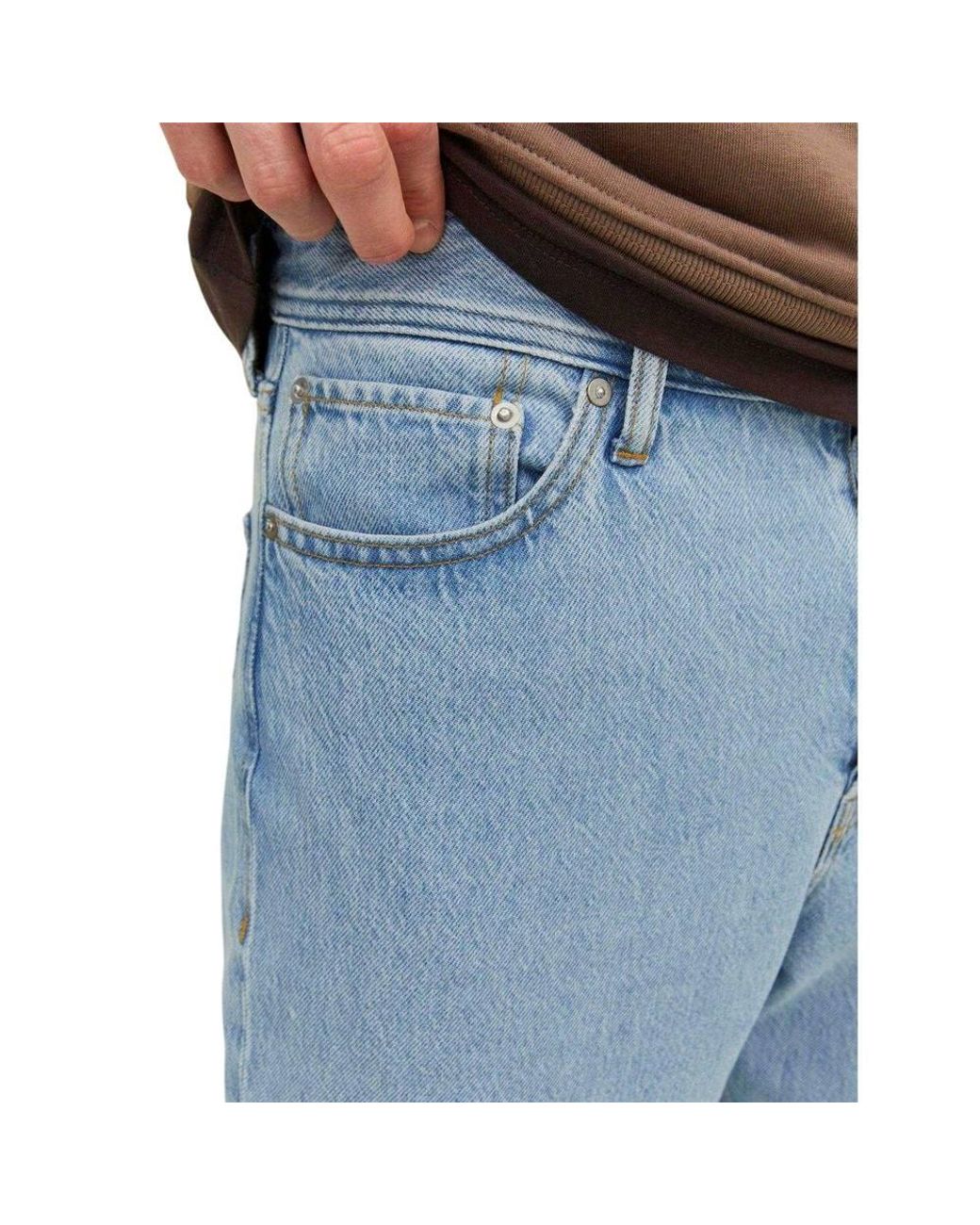 Jack & Jones Blue Alex Wide Leg Jeans for men