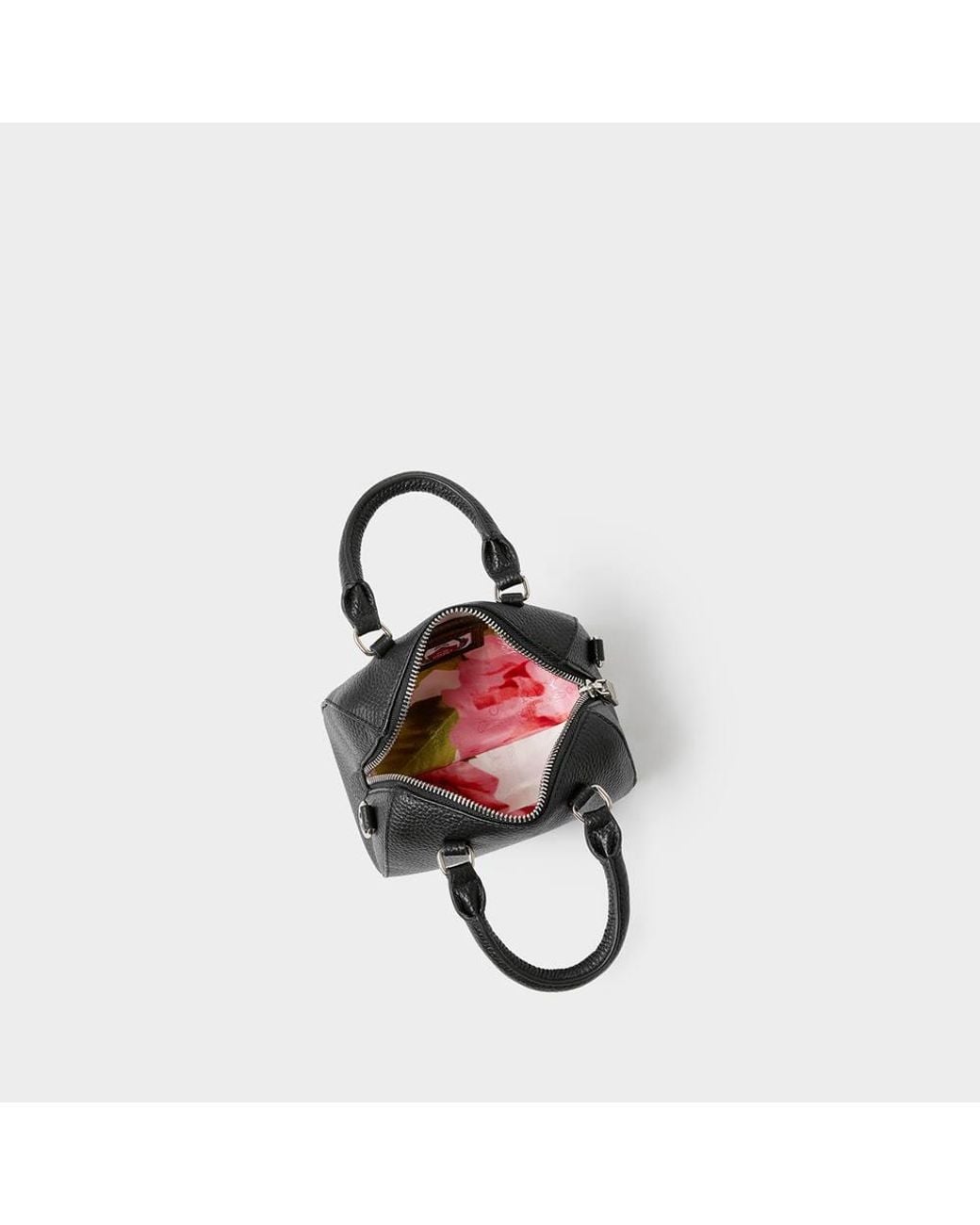 Osprey Black The Madison Mini Leather Barrel Bag