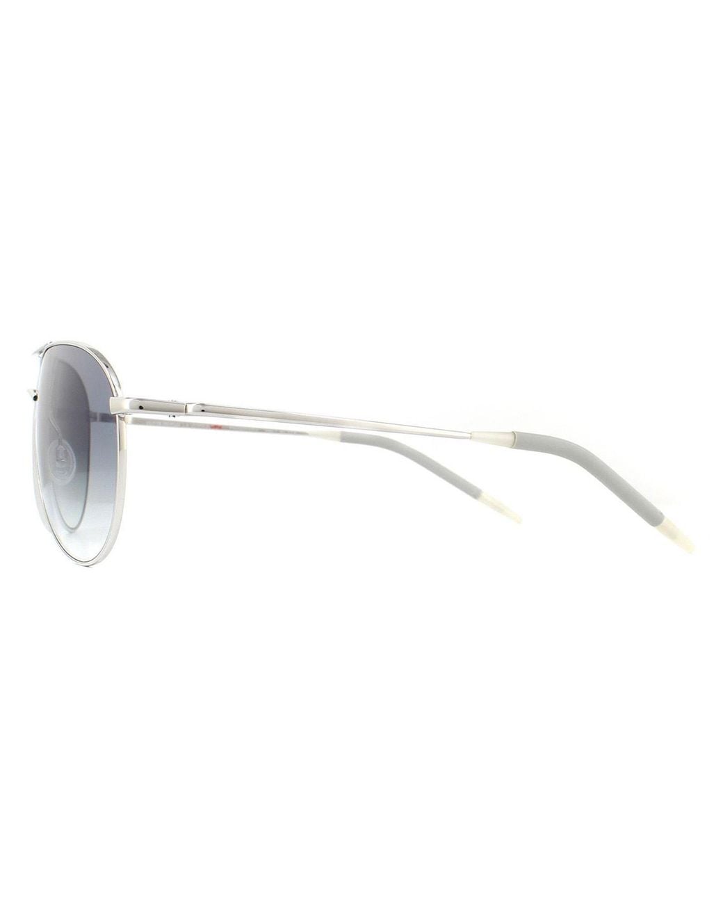 Oliver Peoples Blue Aviator Chrome Sapphire Vfx Sunglasses for men