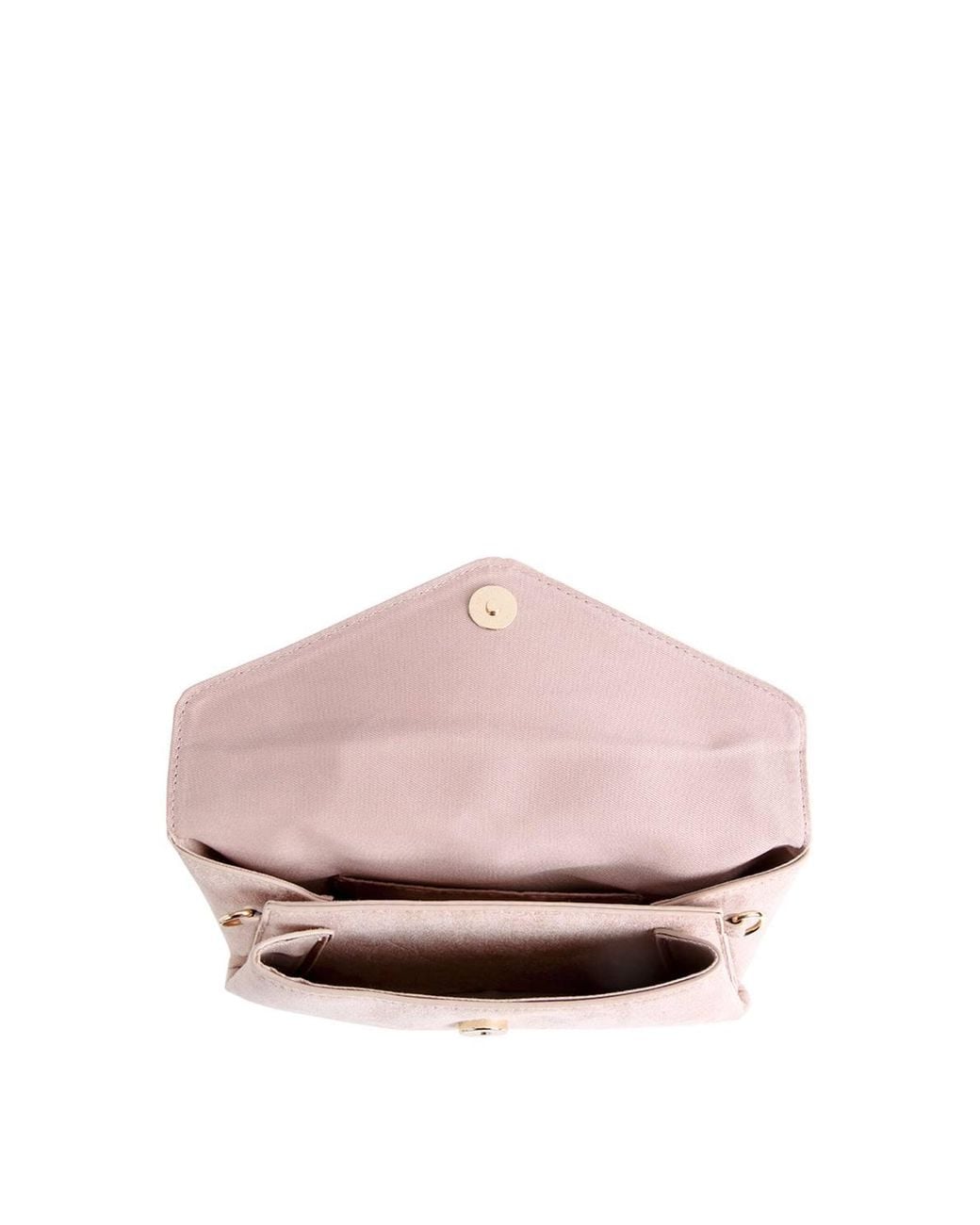 Carvela Kurt Geiger Pink 'Megan Envelope Clutch' Suedette Bag