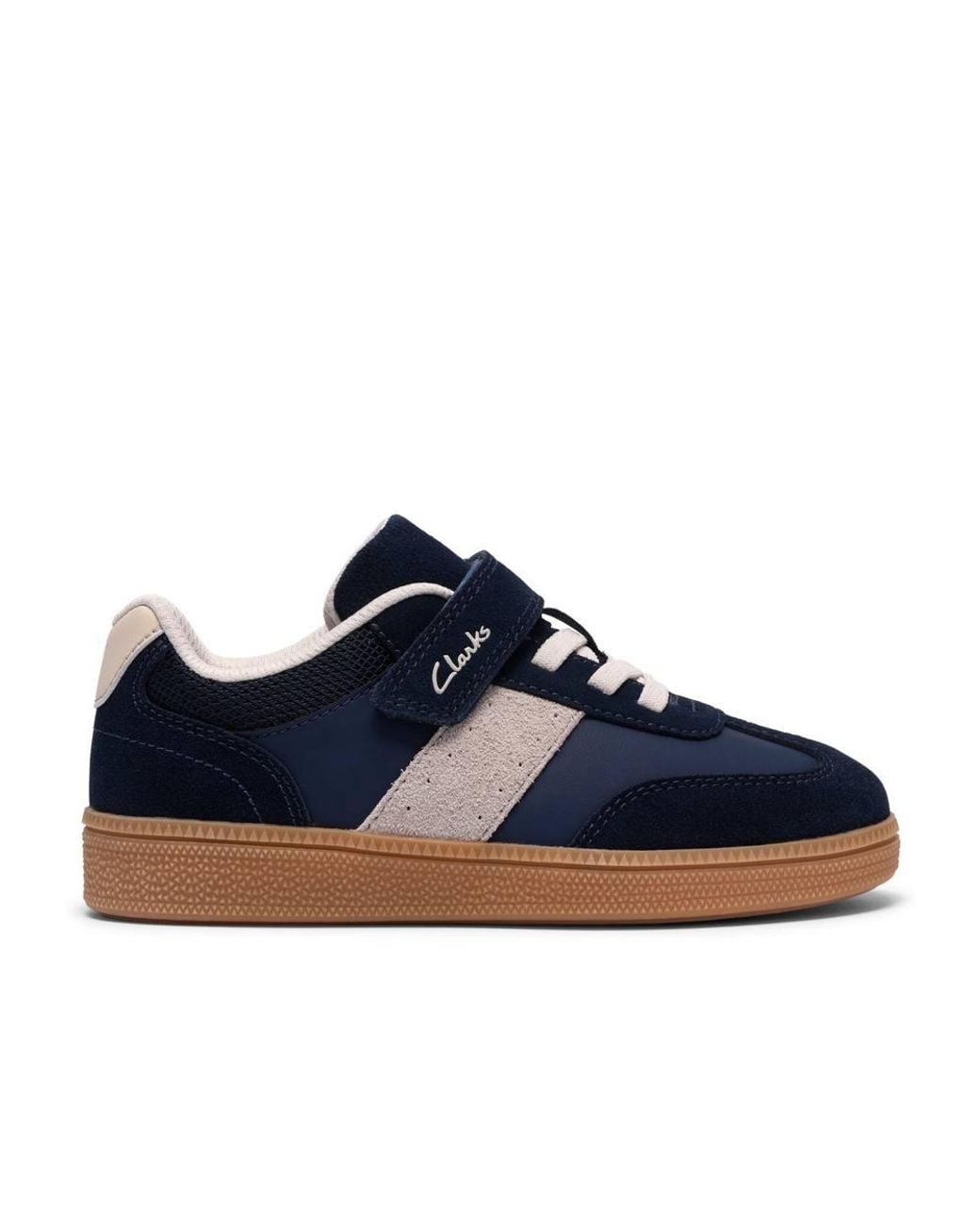 Clarks Blue Cypress Step Kid Combination Trainers