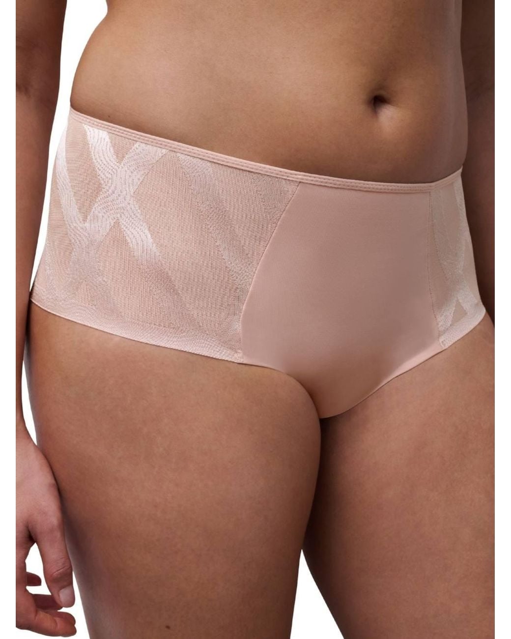 Chantelle Pink Glaze High Waist Brief