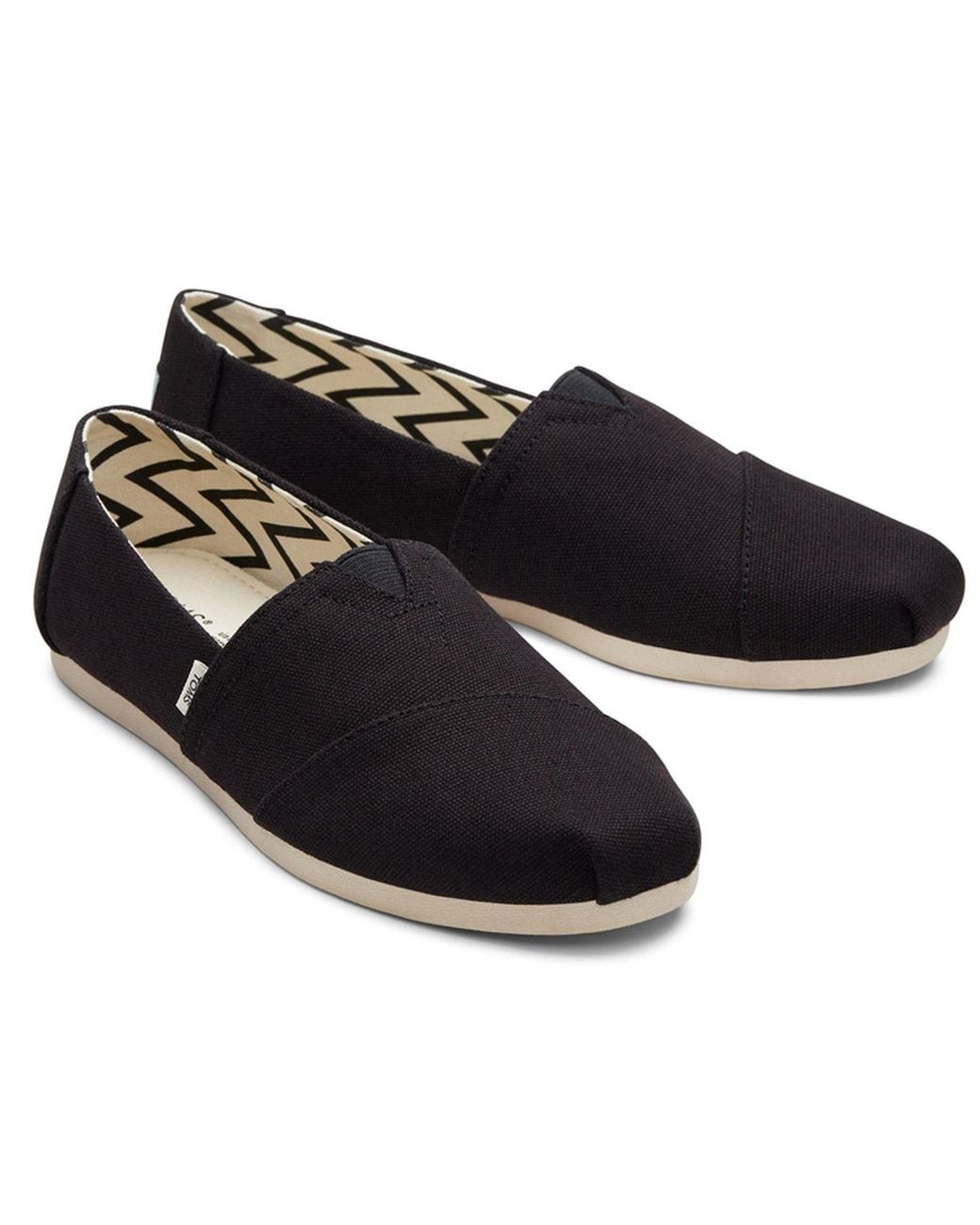 TOMS Black Alpargata' Slip On Shoes