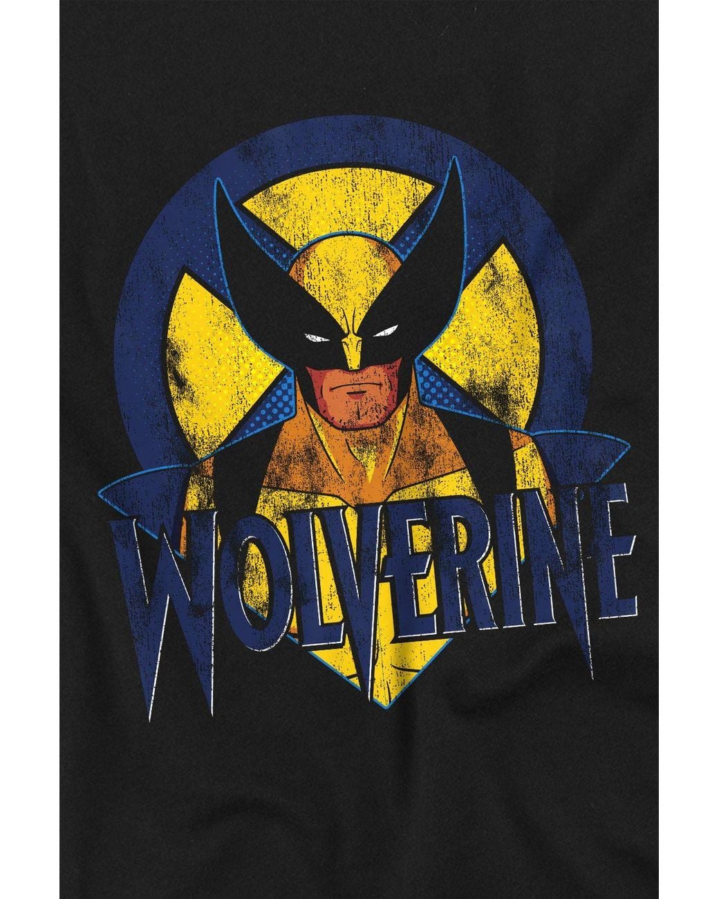 Marvel Black Retro Wolverine T-Shirt for men