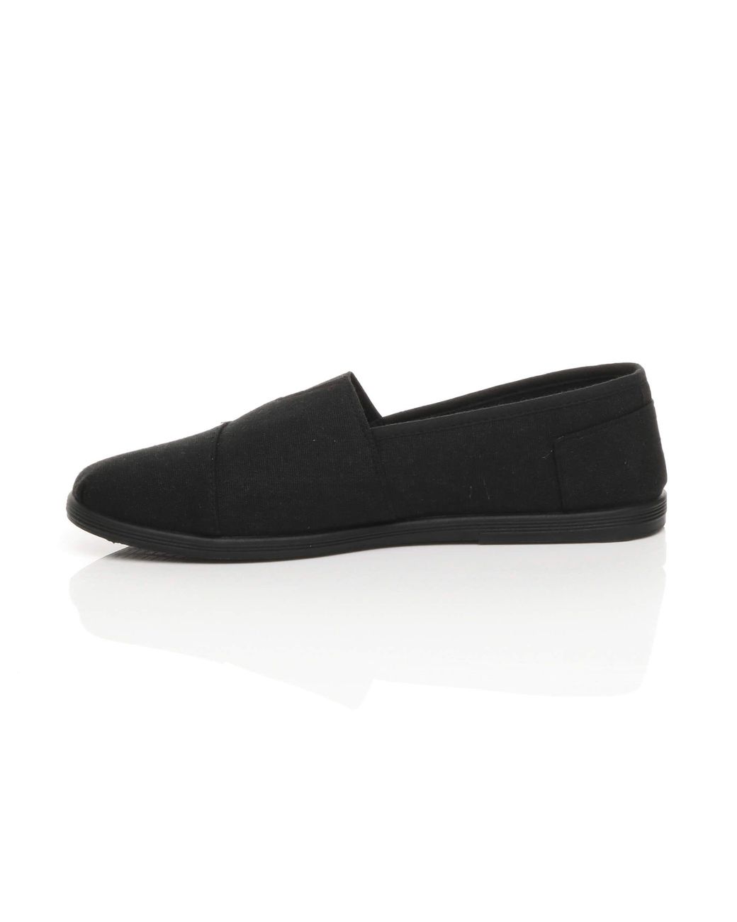 AJVANI Black Flat Heel Beach Shoes Canvas Pumps Espadrilles for men