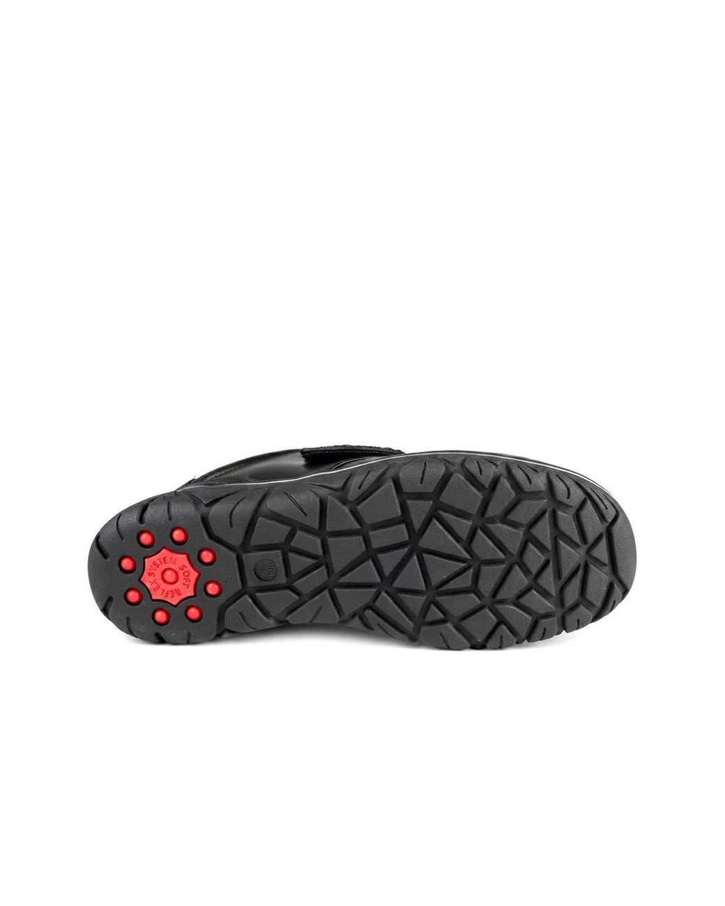 Pavers Black Relife Wide Fit Touch Fasten Monk Shoes