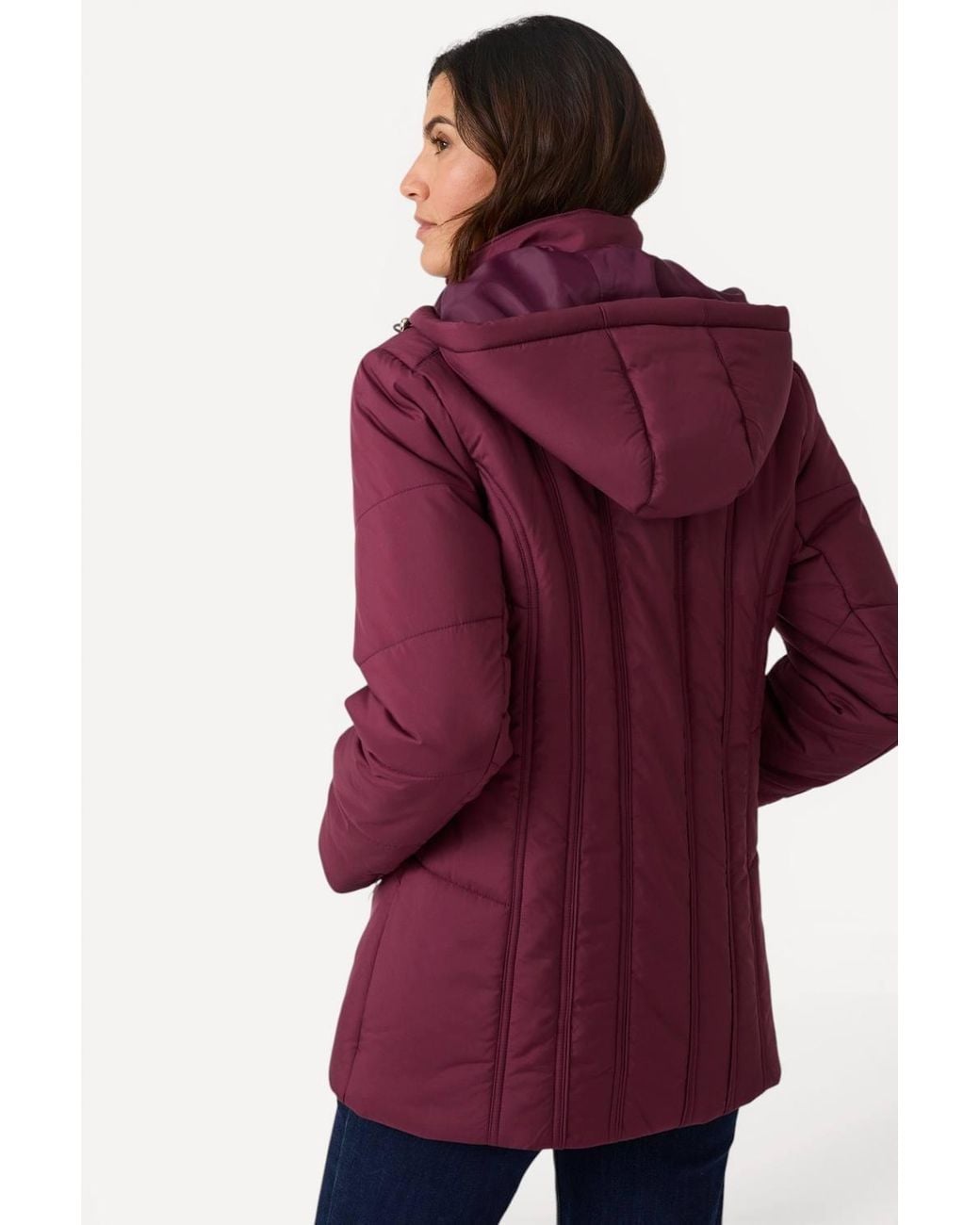 DAMART Red Water-Repellent Parka